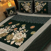 Fancy Velvet Bed Sheet Set - 4 Pieces  FVB 213